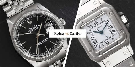 rolex marcati cartier|cartier watches vs rolex.